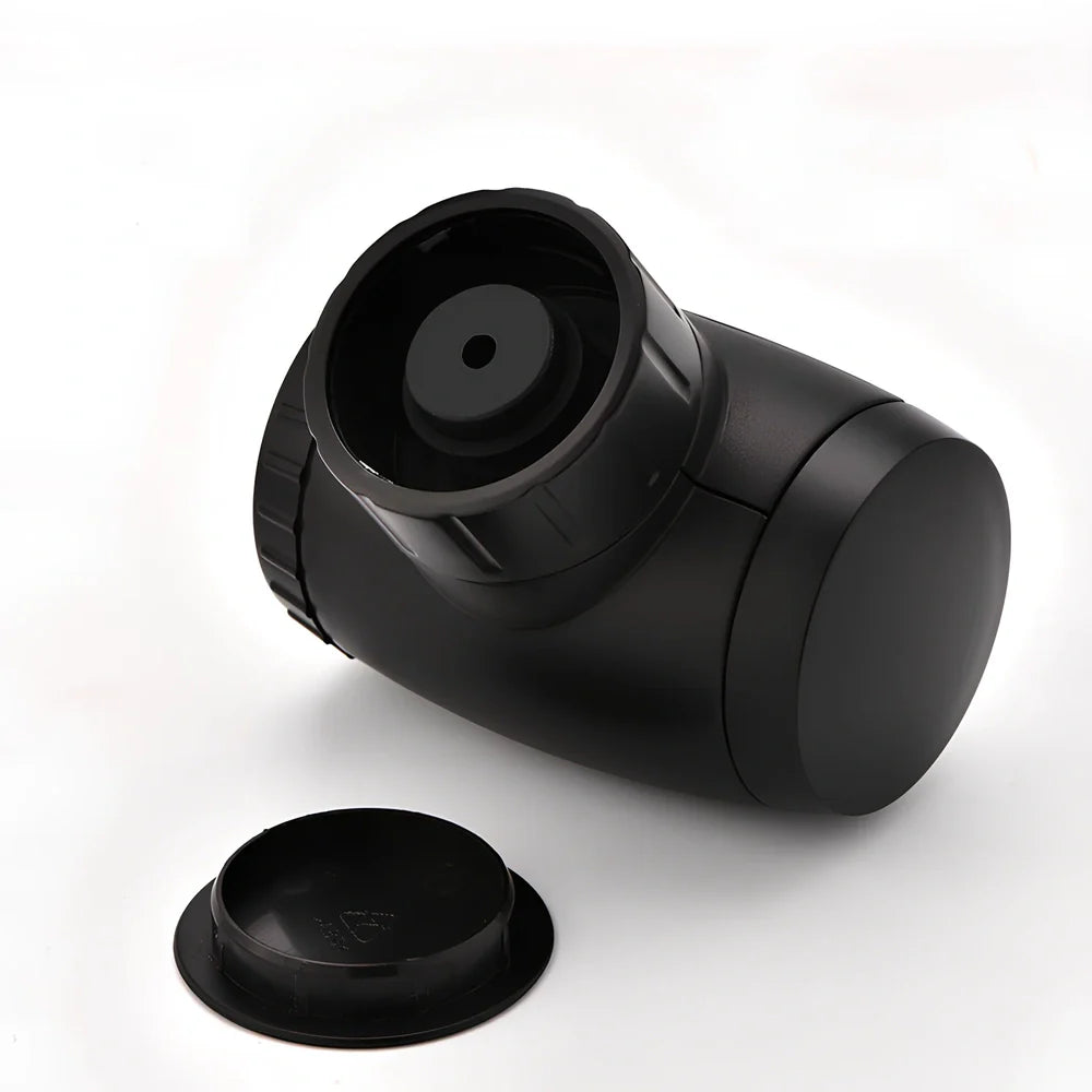 Black electric wine stopper with vacuum preservation technology for bottle freshness