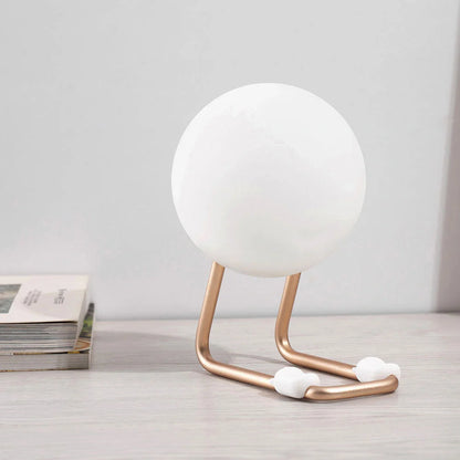 D20 Silicone Nightlight in elegant white with wireless charging feature