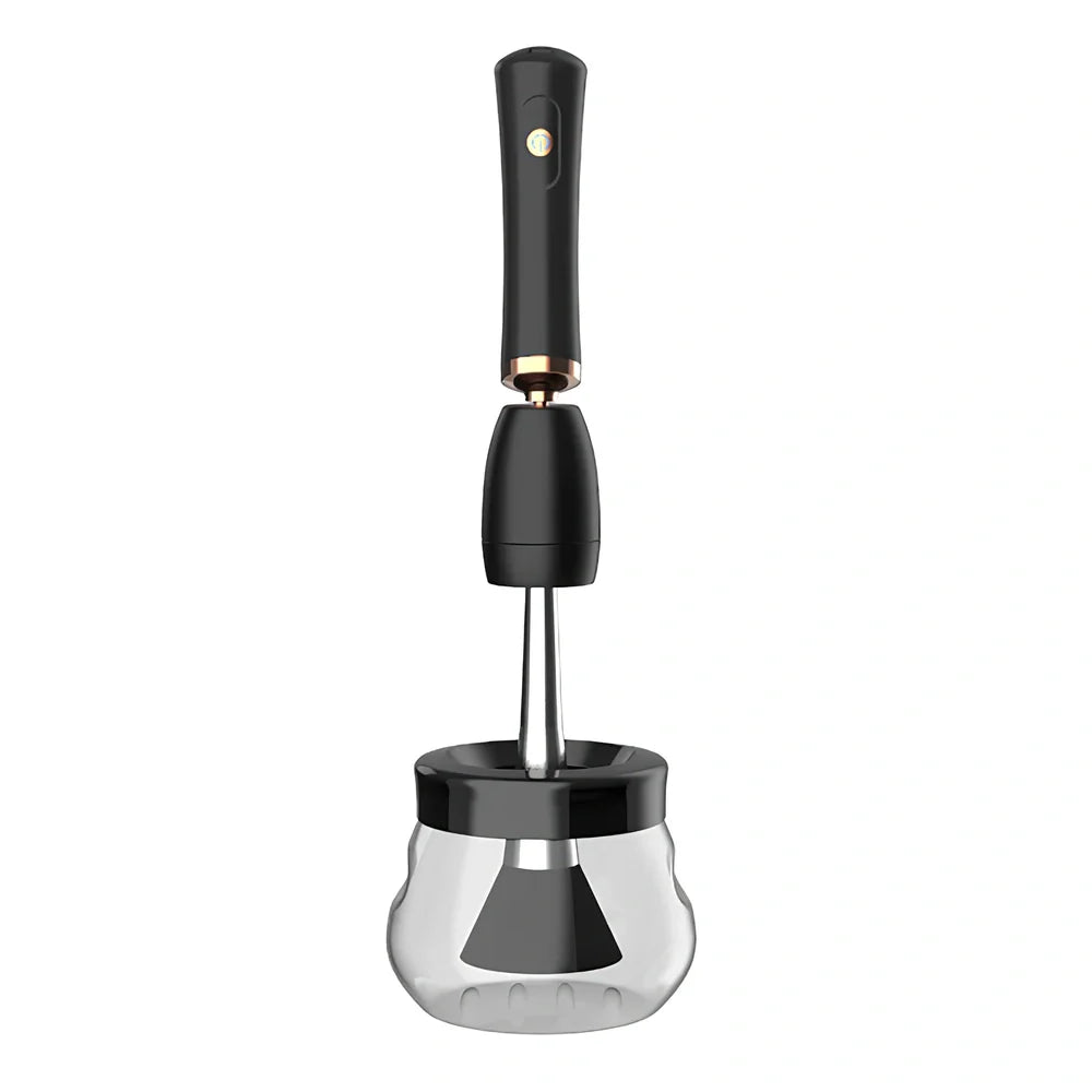 Makeup brush cleaning machine electric scrubber with 3cm silicone head and 9cm total length