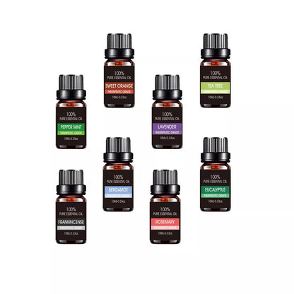 Organic Essential Oils Set - 24 varieties of therapeutic-grade oils for aromatherapy