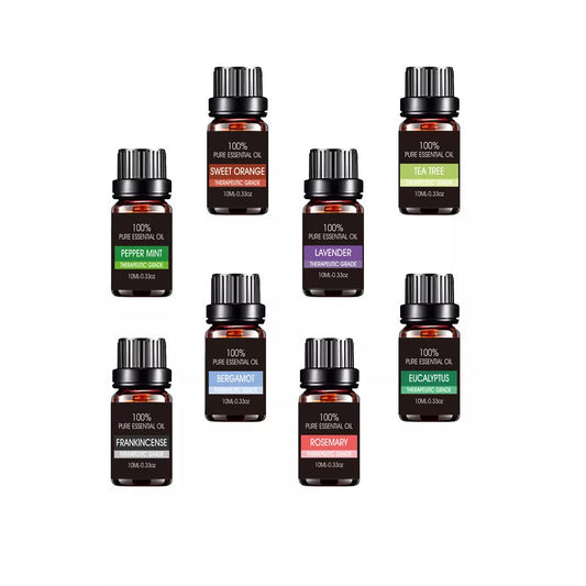 Organic Essential Oils Set - 24 varieties of therapeutic-grade oils for aromatherapy