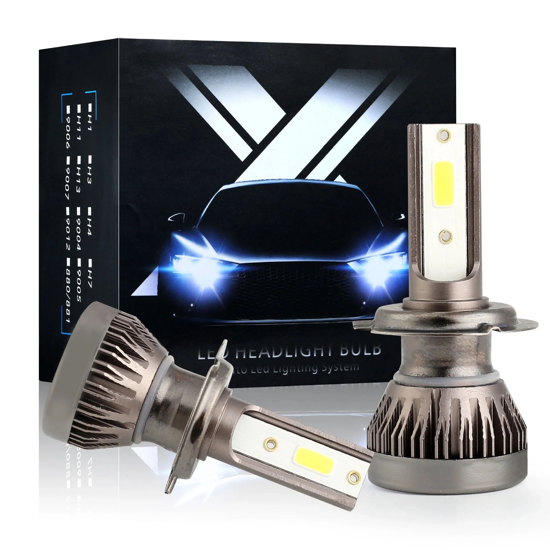 High-performance LED headlights for GM vehicles with superior brightness and durability.