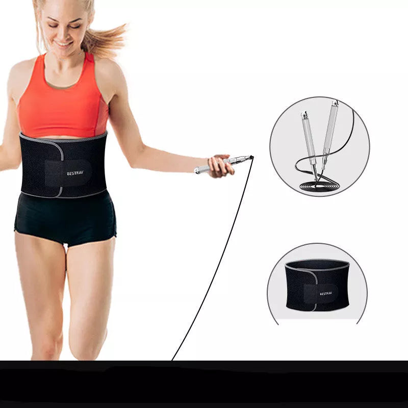 Weight-bearing steel wire skipping rope for women's fitness and weight loss