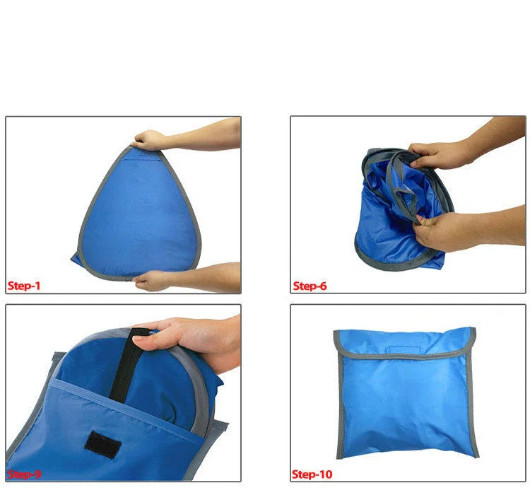 Mini portable beach shade awning with camouflage design and UV protection