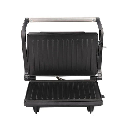 Compact nonstick electric grill with adjustable temperature control for delicious, smokeless home-cooked meals