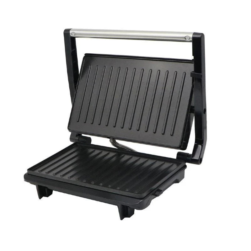Compact nonstick electric grill with adjustable temperature control for delicious, smokeless home-cooked meals