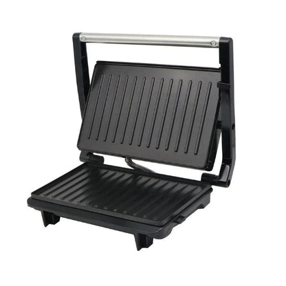 Compact nonstick electric grill with adjustable temperature control for delicious, smokeless home-cooked meals