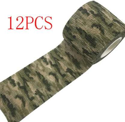 Camouflage Non-woven Elastic Bandage with self-adhesive feature for secure wound coverage