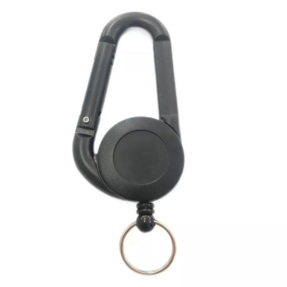 Two-In-One Retractable Fast Easy Pull Buckle for secure and accessible badge management