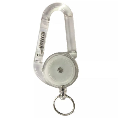 Two-In-One Retractable Fast Easy Pull Buckle for secure and accessible badge management