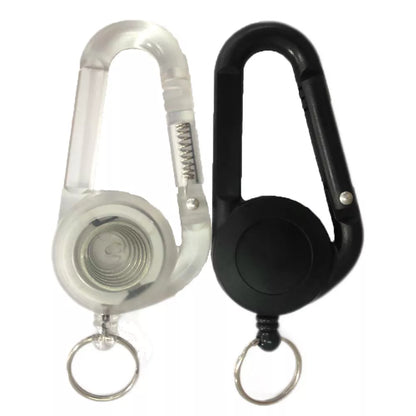 Two-In-One Retractable Fast Easy Pull Buckle for secure and accessible badge management