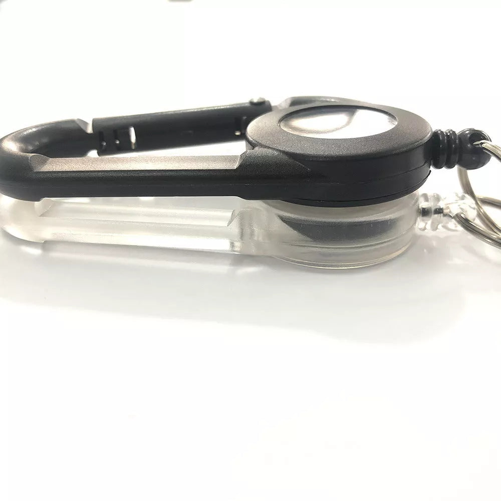Two-In-One Retractable Fast Easy Pull Buckle for secure and accessible badge management