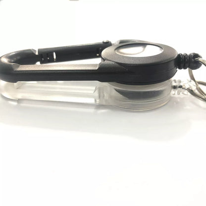 Two-In-One Retractable Fast Easy Pull Buckle for secure and accessible badge management