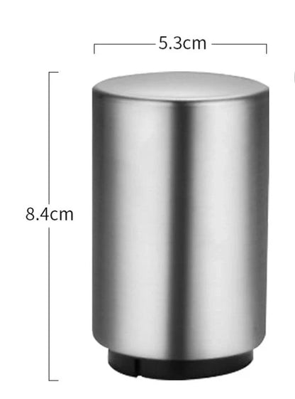 Stainless steel automatic beer bottle opener with one-hand operation
