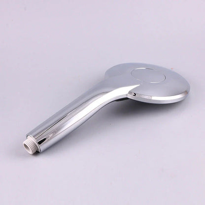Adjustable 3-mode LED shower head with temperature-sensing lights, made of durable ABS material for a luxurious bathroom upgrade
