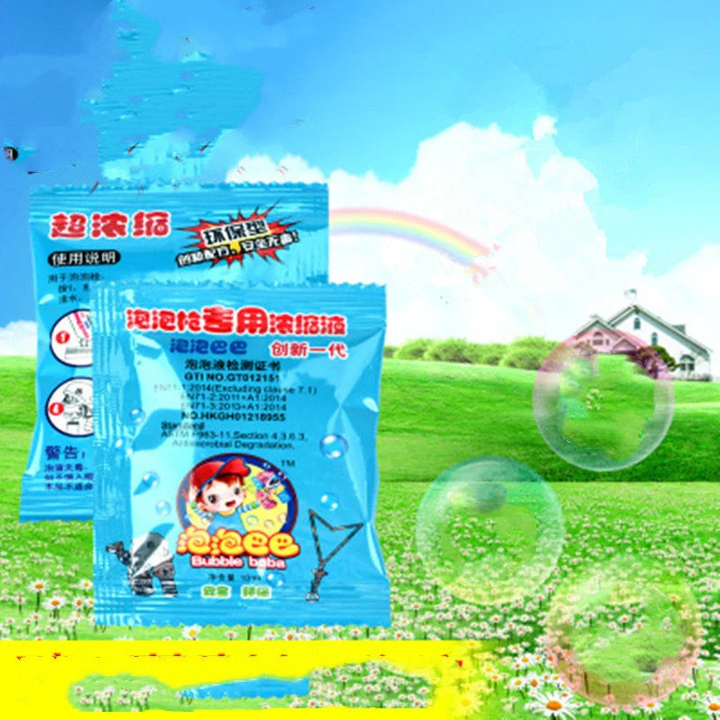 Gatling Bubble Gun Machine for kids with automatic electric bubble blowing and music features