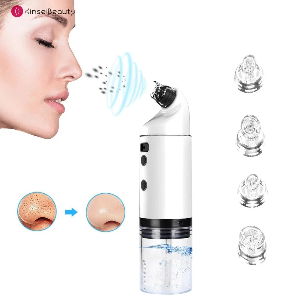 Electric Facial Cleaning Vacuum with multiple work heads and light therapy features