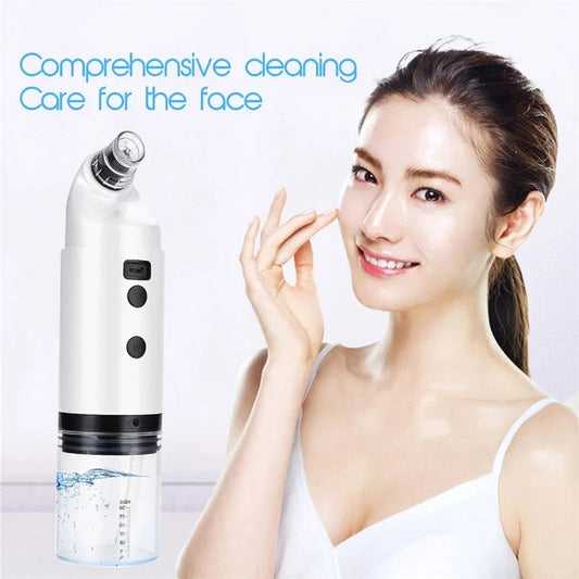 Electric Facial Cleaning Vacuum with multiple work heads and light therapy features