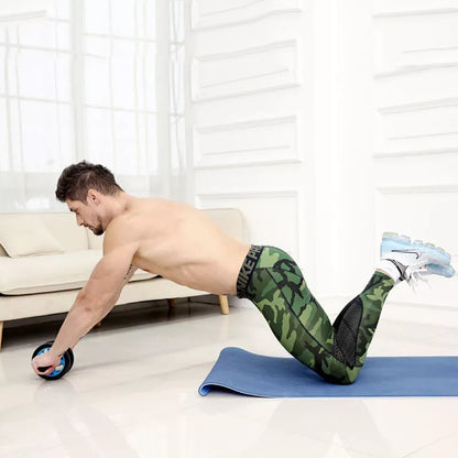 Abdominal Wheel Machine with kneeling mat for home core workouts