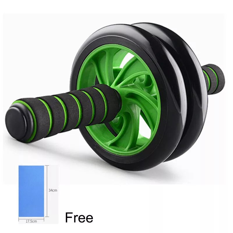 Abdominal Wheel Machine with kneeling mat for home core workouts