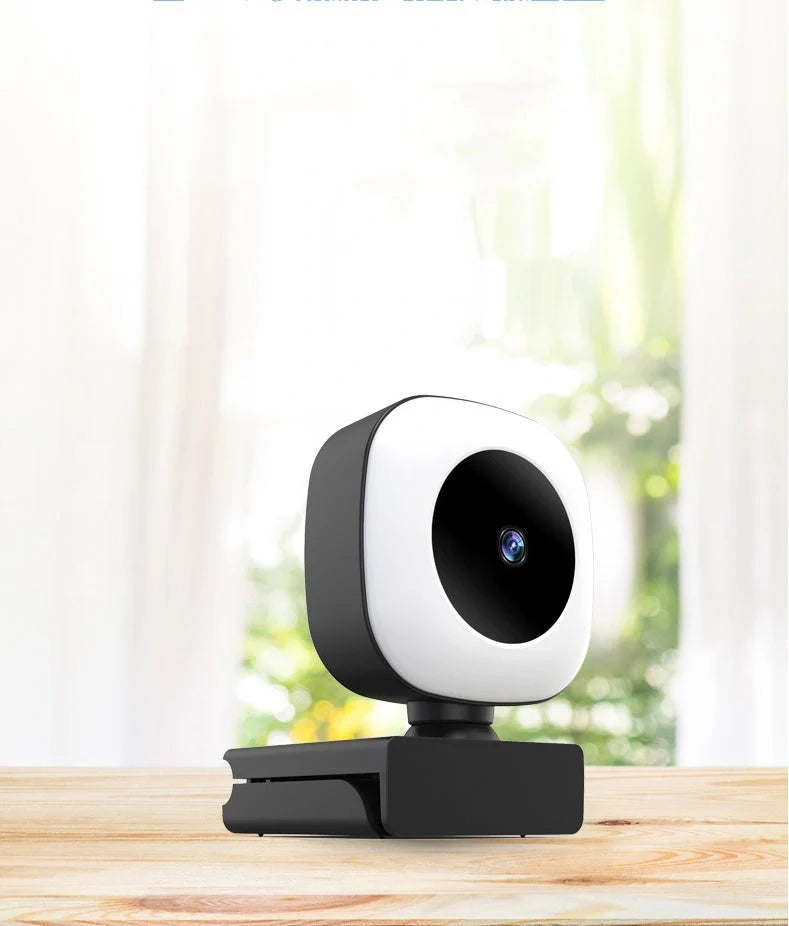 2K Auto Focus Web Camera with built-in beauty light for PC laptop