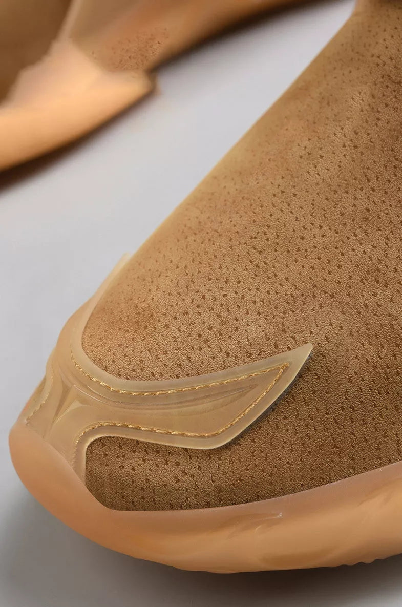 Men's leather sneakers in white, black, and golden sand with Velcro closure