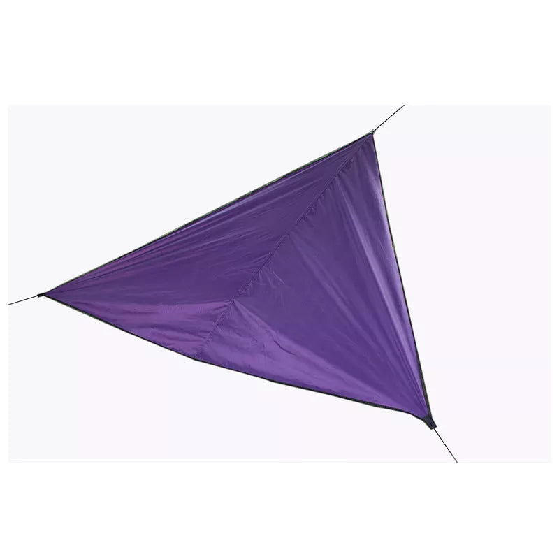 Waterproof Anti-UV Triangle Sun Shelter in various colors providing shade and protection outdoors