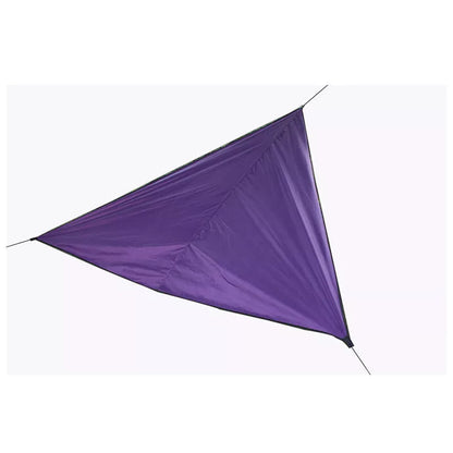 Waterproof Anti-UV Triangle Sun Shelter in various colors providing shade and protection outdoors