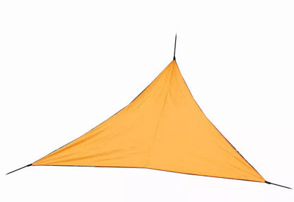 Waterproof Anti-UV Triangle Sun Shelter in various colors providing shade and protection outdoors