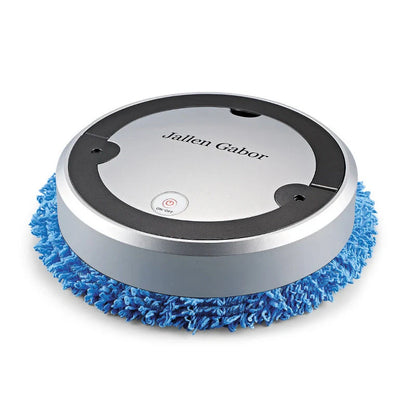 A8 Intelligent Automatic Sweeping Robot in silver and gold colors with spray charging and UV sterilization features