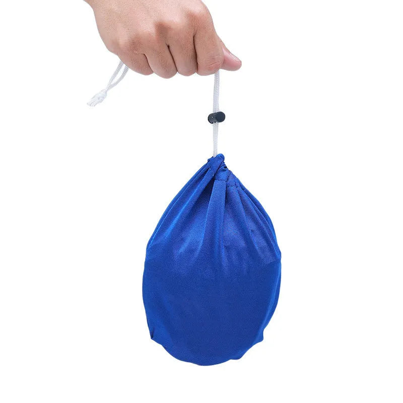 Portable bat wrapped cloth yoga shoes with elastic waterproof upper, mesh lining, flat heel, in red, blue, or black