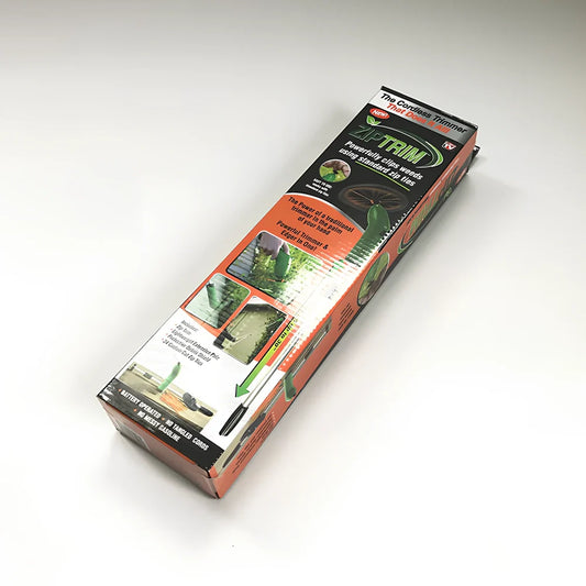Mini cordless lawn mower with 37mm cutting width and plastic construction for garden maintenance