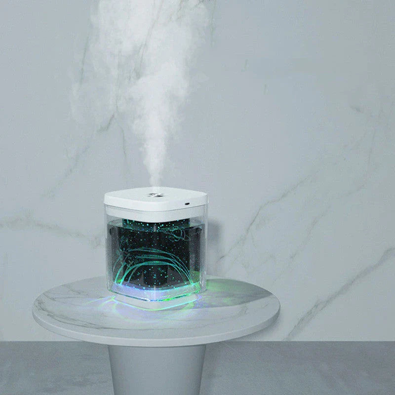 Dual-Function Humidifier with Colorful Night Light - Enhance Air Quality and Ambiance in Any Living Space