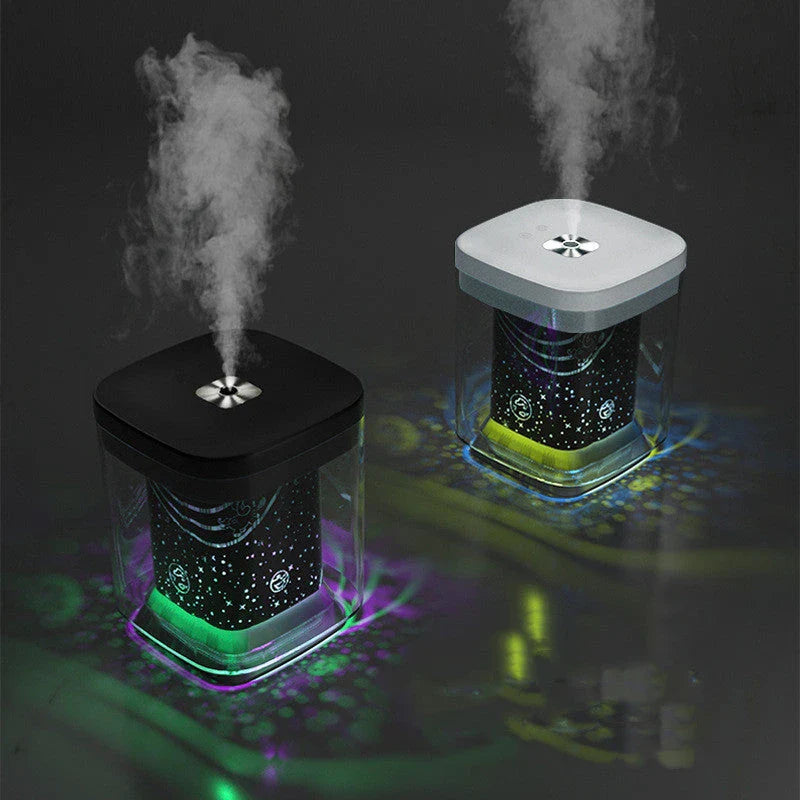 Dual-Function Humidifier with Colorful Night Light - Enhance Air Quality and Ambiance in Any Living Space