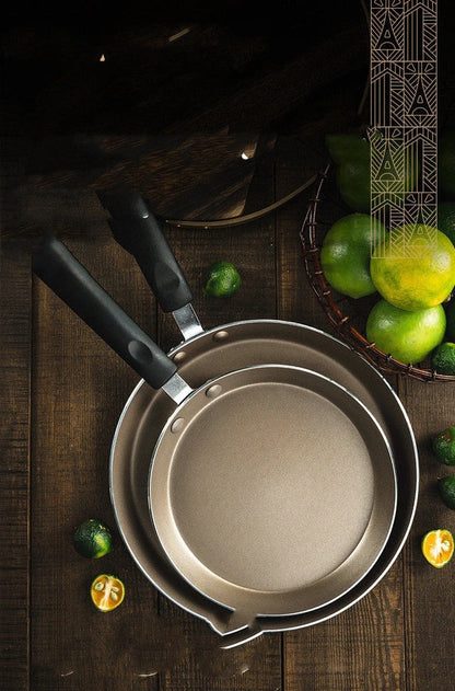French Baker Melaleuca aluminium alloy pancake pan with non-stick coating and compound bottom