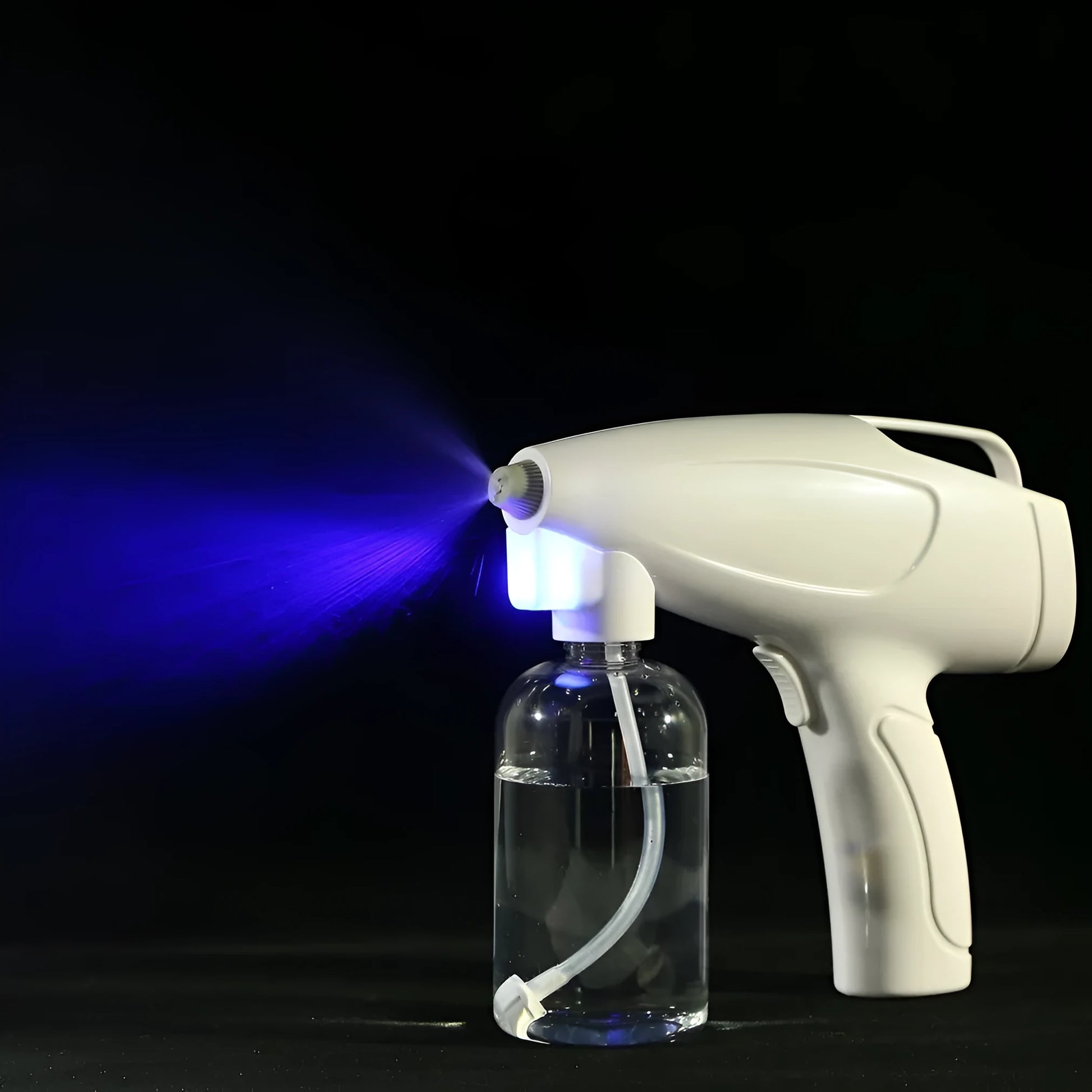 White handheld cordless electric spray gun with USB Type-C charging port and trigger.