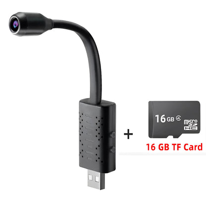 U21 wireless surveillance camera with compact ABS plastic housing and portable USB monitor