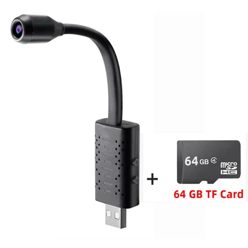 U21 wireless surveillance camera with compact ABS plastic housing and portable USB monitor