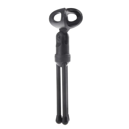 Black wired microphone with clip, 13.3cm height, 1.85m cable, for PC chatting and karaoke