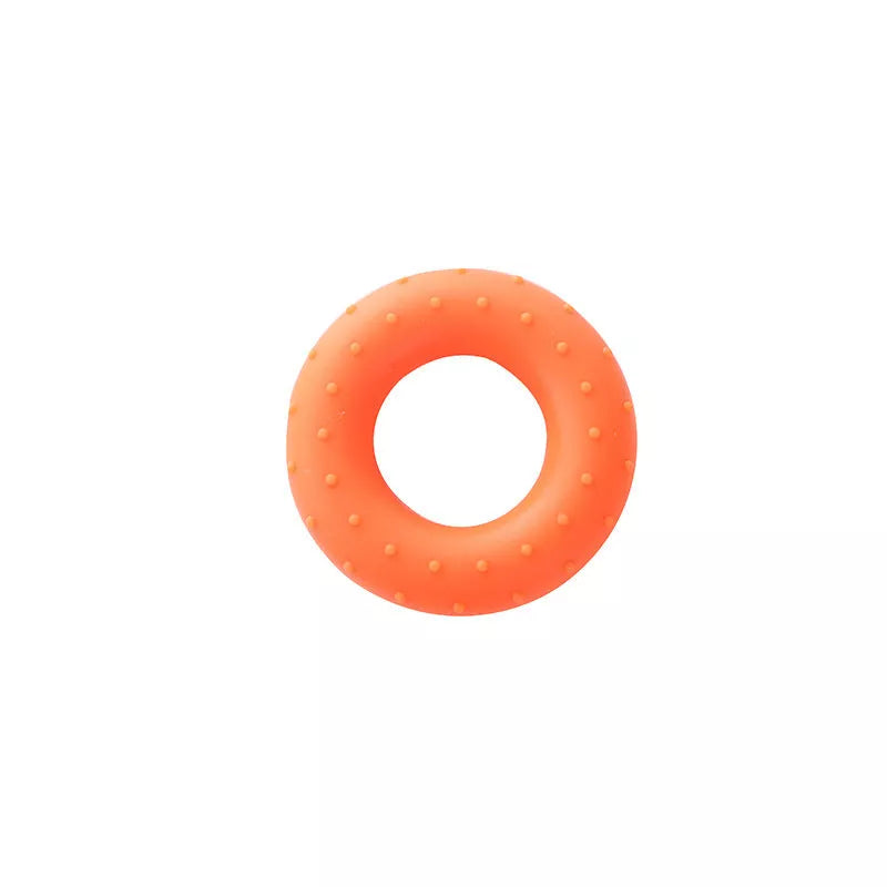 Silicone Bump Grip Ring for exercise and fitness, available in black, blue, orange, and green