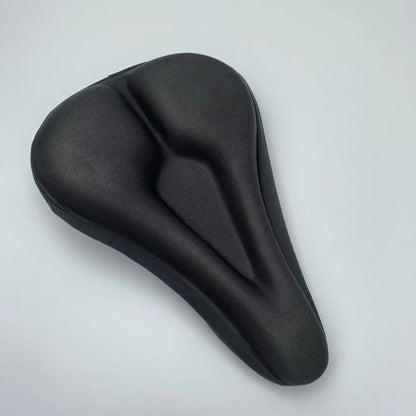 Bicycle cushion cover measuring 28cm by 18cm in red, blue, or black with non-slip fabric