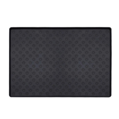 Waterproof silicone pet mat for dogs and cats, easy to clean and durable.