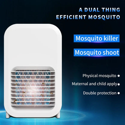2-in-1 LED mosquito killer lamp and racket with USB charging
