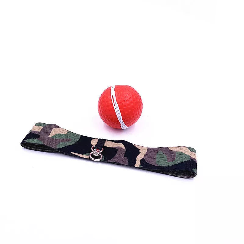 Portable Boxing Speed Training Ball in red, black, yellow, and rubber options