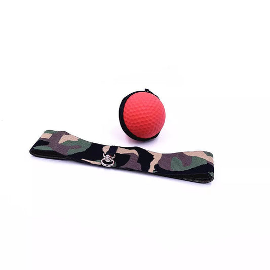 Portable Boxing Speed Training Ball in red, black, yellow, and rubber options