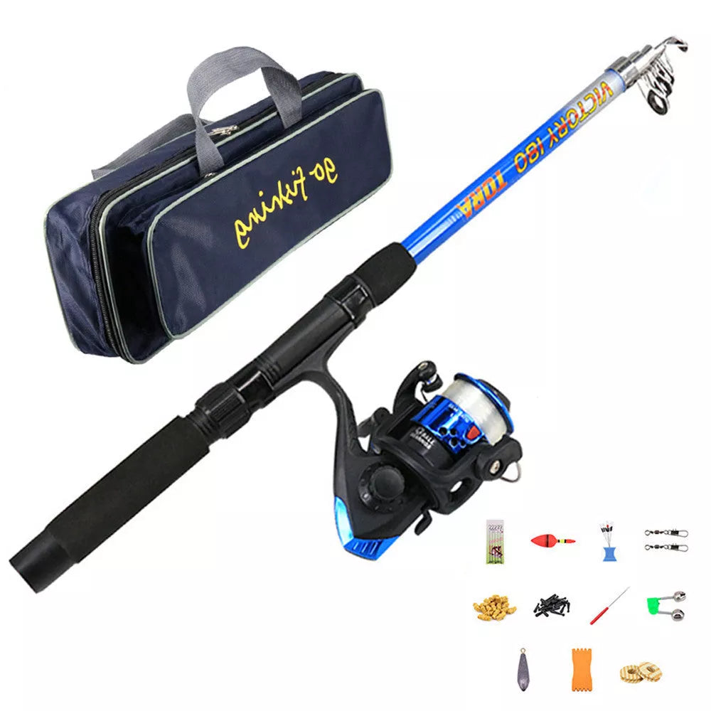 Cross Border Sea Pole Set with waterproof bag and fishing accessories