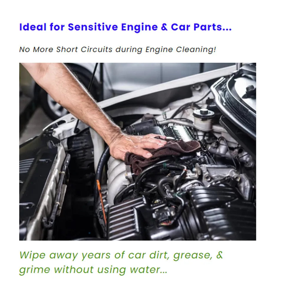 Crystal-coated car cleaner 30ml and 50ml bottles without nozzle for painted surfaces