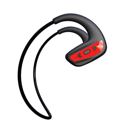 Suomijia black waterproof swimming headset with Bluetooth and MP3 player for aquatic sports