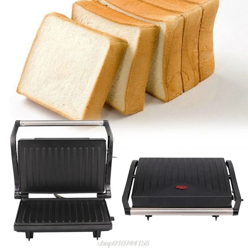 Compact nonstick electric grill with adjustable temperature control for delicious, smokeless home-cooked meals