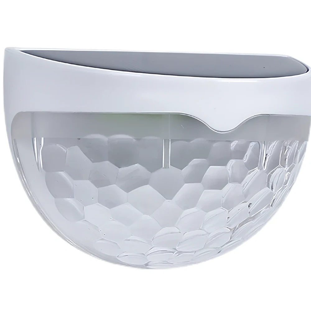 Water drop design solar wall lamp for outdoor garden installation with automatic light sensor